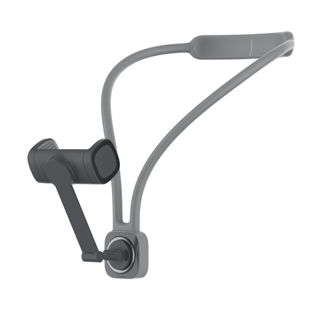 Porodo Neck Phone Holder - Black | حامل هاتف ذكي على الرقبة من بورودو - أسود