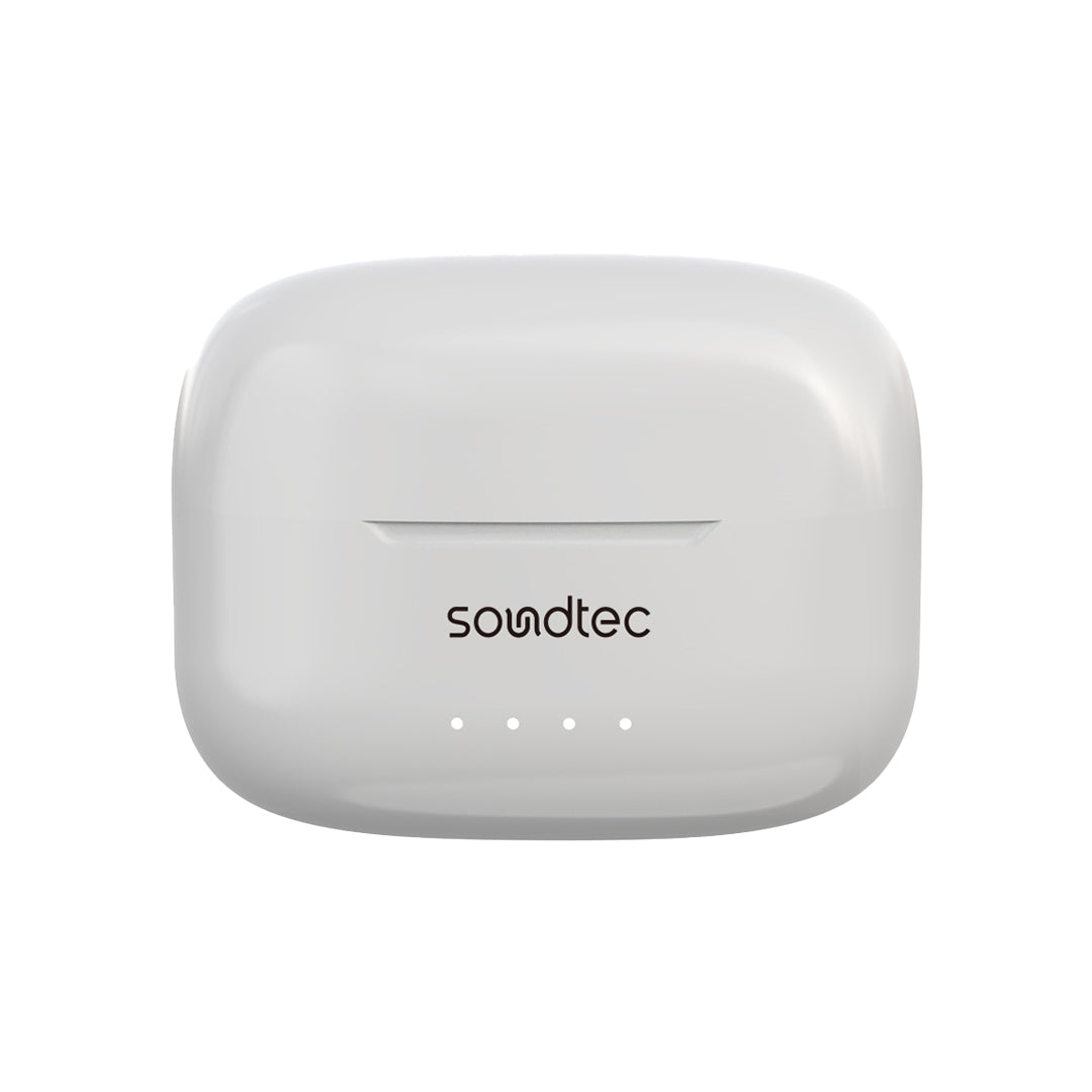 سماعة بورودو ساوندتيك الشفافة TWS بعزل ضوضاء ANC و ENC, تشغيل حتى 7 ساعات | Porodo Soundtec ANC & ENC TWS Earphone with Transparent Earbuds, 7H Playtime.