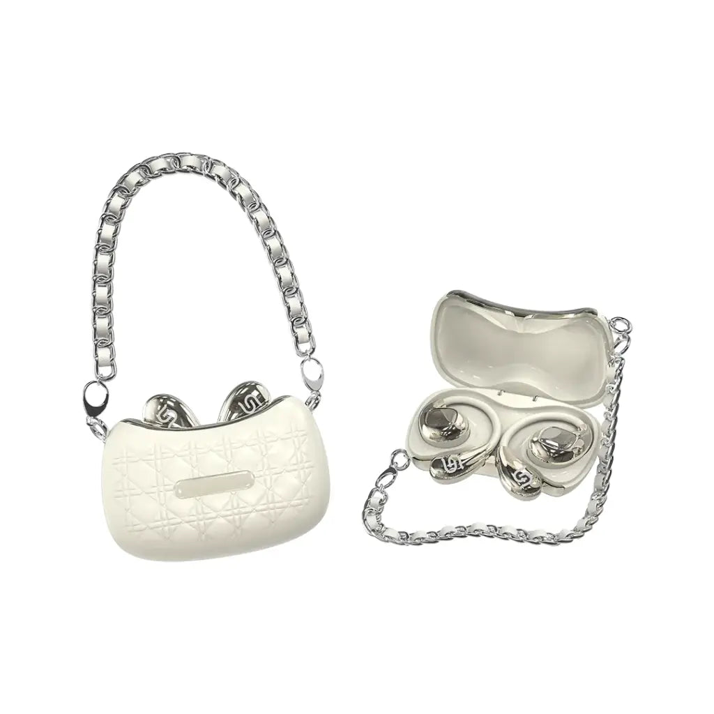 Porodo Soundtec Bluetooth ENC Earbuds with Ear-hook and Compact Bag-style | سماعات بلوتوث بورودو ساوندتك مع خاصية إلغاء الضوضاء وحقيبة مدمجة