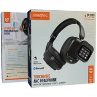 Porodo Soundtec Touchwave ANC Headphone with Detachable Touch Display | سماعة بورودو ساوندتك تاتش ويف بخاصية إلغاء الضوضاء النشطة مع شاشة لمس قابلة للفصل