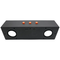 Porodo Soundtec Vibe Bar Portable Bluetooth Stereo Speaker - Black | مكبر صوت بلوتوث محمول بورودو ساوندتك فايب بار ستيريو - أسود