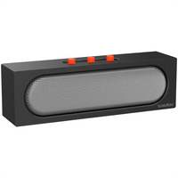 Porodo Soundtec Vibe Bar Portable Bluetooth Stereo Speaker - Black | مكبر صوت بلوتوث محمول بورودو ساوندتك فايب بار ستيريو - أسود