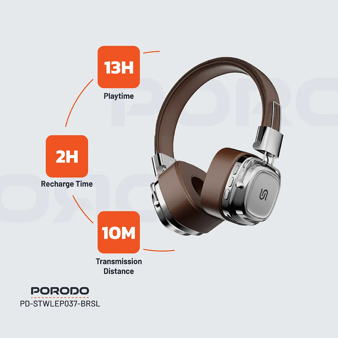 Guhdafonên Bêtêl ên Porodo Soundtec bi Dîzaynek Klasîk | Guhdafonên Vintage yên Porodo Soundtec