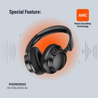 سماعة رأس من بورودو ساوندتيك بخاصية الغاء الضوضاء النشط  | Porodo Soundtec Hybrid ANC Headphone