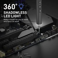 عدة بورودو تيك فيكس الكهربائية 97 في 1 - اسود | Porodo TechFix 97-In-1 Electric Screwdriver Kit - Black