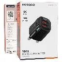 شاحن حائط بورودو 12W متعدد الأجهزة مع مقبس AC - أسود | Porodo 12W Multi-Device Wall Charger with AC Black