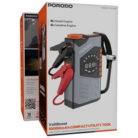 Porodo VoltBoost 10000mAh Multi-Function Tool – Grey | أداة متعددة الاستخدامات بورودو فولت بوست بقدرة 10000mAh – رمادي