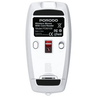 Porodo 1600DPI Wireless Mouse with Card Reader | ماوس بورودو لاسلكي 1600DPI مع قارئ بطاقات