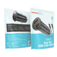 Porodo Blue Car Charger