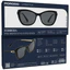 نظارة بورودو فيريرا بعدسات مستقطبة وحماية UV - أسود | Porodo Lifestyle Ferrera Polarized Lens Eyeglasses Black