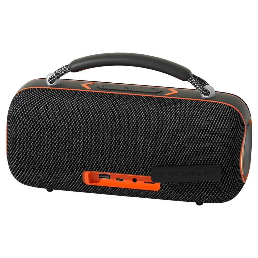سبيكر بورودو ساوندتيك سونيفاي اللاسلكي المحمول 60W مقاوم للماء - أسود | Porodo Soundtec Sonify Portable Wireless Speaker 60W IPX5 - Black