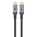 كابل USB4 بسرعة 80 جيجابت وشحن 240 واط وعرض 8K بطول 1.2 متر | Promate PowerBolt5-80G - أسود