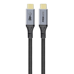 Promate PowerBolt5-80G Black 80Gbps USB4 cable with 240W PD support - main view