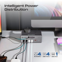 Promate PowerBrix-160 كيبل USB-C مدمج ينسحب بقوة 65 واط