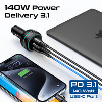 Promate PowerDrive-230 منفذ USB-C 140 واط بتقنية PD 3.1