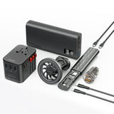 طقم بروميت باور جير برو للسفر 7 في 1 مع باور بانك 20000 مللي أمبير | Promate PowerGear-Pro 7-in-1 Portable Essential Electronic Accessories Travel Kit