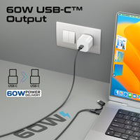 Promate PowerLink-CCi Black cable charging an iPhone at 27W
