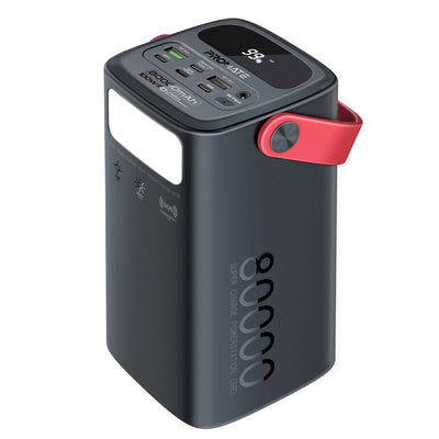 Promate PowerMine-80Pro Portable Power Station 80000mAh 100W LiFePO4-Front