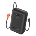 باور بانك بروميت باور بود 30 بسعة 30000 مللي وكابلي USB-C و Lightning مدمجين - أسود | Promate PowerPod-30 30000mAh Compact Power Bank with Built-In USB-C & Lightning Cable - Black