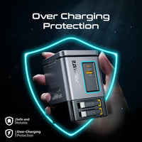 Promate PowerSync-105 محطة شحن أثناء الاستخدام على المكتب