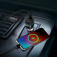 شاحن سيارة باورولوجي 140 واط ثلاثي المنافذ – شحن سريع USB-C و USB | Powerology 140W Triple-Port High Power Car Charger Fast Charging