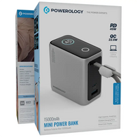Powerology 15000mAh Mini Power Bank | باور بنك صغير 15000 مللي أمبير