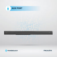 نظام سماعات المسرح المنزلي  5.1CH من باورولوجي - اسود | Powerology 5.1CH Home Theater Speaker System – Black