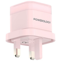 محول الشحن السريع الثنائي المنفذ من باورولوجي 35 واط | Powerology Dual-Port 35W Fast Charging Adapter