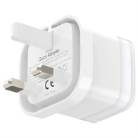 محول الشحن السريع الثنائي المنفذ من باورولوجي 35 واط | Powerology Dual-Port 35W Fast Charging Adapter