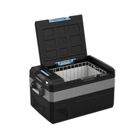 ثلاجة محمولة بسعة 55 لتر مع تطبيق ذكي من باورولوجي - اسود | Powerology Portable Fridge 55L with APP - Black