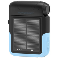 باور بانك باورولوجي الشمسي بسعة 10,000 مللي امبير - اسود | Powerology Solar Power Bank 10000mAh – Black
