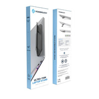 حامل لابتوب باورولوجي ألمنيوم قابل للطي ومحمول - رمادي | Powerology Aluminium Foldable and Portable Laptop Stand - Grey