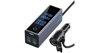 Powerology 2AC Socket Car Power Inverter Gray