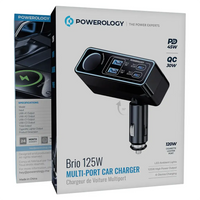 Powerology Brio 125W Car Charger