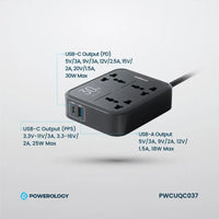 Powerology Power Strip 3250W 3AC