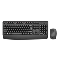 Promate ProCombo-14 wireless keyboard with palm rest and mouse - main view