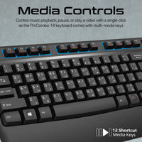 Promate ProCombo-14 ambidextrous 1200 DPI mouse detail