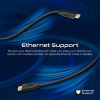 Promate ProLink4K60-10M slim flexible cable detail