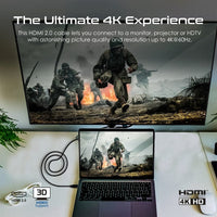 Promate ProLink4K60-500 HDMI cable - coiled view