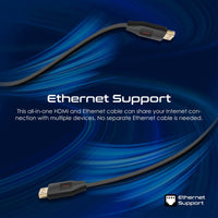 Promate ProLink4K60-500 slim flexible cable detail