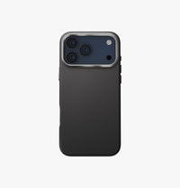 UNIQ Lyden premium leatherette case for iPhone 17 Pro Max Black - front view