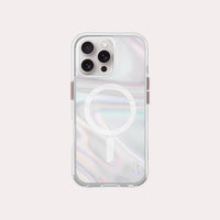 UNIQ Coehl Savon holographic case for iPhone 16 Pro Max Bubble Prism