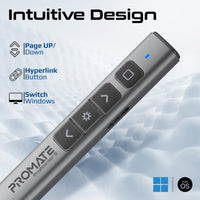 Promate ProPointer-S presentation control buttons detail