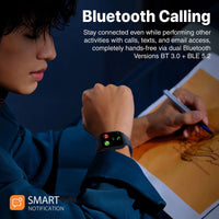 Promate ProWatch-AM19 AMOLED Smartwatch 1.96 inch IP68 Blue-Angle