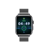 ساعة بروميت برو واتش B18 الذكية بشاشة 1.8 إنش وبطارية 20 يوم - جرافيت | Promate ProWatch-B18 SuperFit Smartwatch with Handsfree Support - Graphite