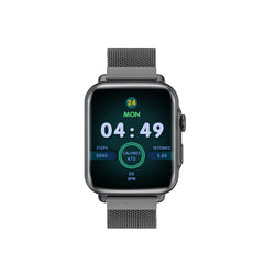Promate ProWatch-B18 Smartwatch 1.8 inch IP68 Handsfree Graphite-Front