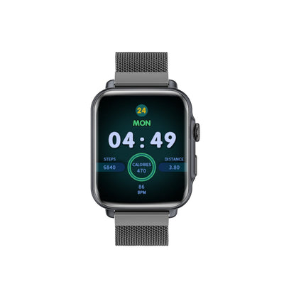 Promate ProWatch-B18 Smartwatch 1.8 inch IP68 Handsfree Graphite-Front