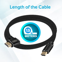 Promate ProLink4K1-150 connected in a tight space