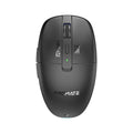 ماوس لاسلكي ثنائي الوضع بنقر صامت | Promate Flixi Dual-Mode Rechargeable Wireless Mouse - أسود