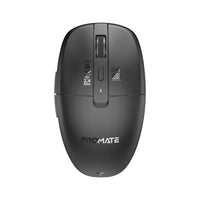 Promate Flixi Black dual-mode wireless mouse - main view
